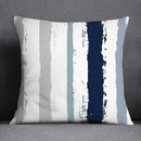 GobekUsa Blue Geometric Floral Design Pillowcase - Modern Home Decor Cushion Cover