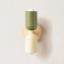 GobekUsa Cream Double Head Wall Lamp: Nordic Medieval Design for Bedroom, Children's Room, Study