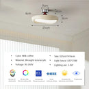 GobekUsa Cream LED Ceiling Light for Minimalist Home Decor