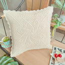 GobekUsa Crochet Cushion Cover Handmade Woven Pillow Case 40*40cm Square Circular Decorative Pillows