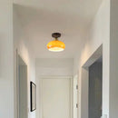 GobekUsa LED Ceiling Lamp Japanese Style Glass Modern Living Room Lighting