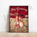 GobekUsa Dog Grooming Poster: Funny Dog Grooming Gifts for Dog Moms