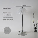 GobekUsa Diamond Touch Desk Lamp, Modern Metal, Bedside Atmosphere, Creative & Romantic