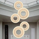 GobekUsa Donut LED Pendant Light - Modern Minimalist Round Lamp for Bedroom Decor
