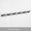 GobekUsa Aluminum Alloy Towel Hooks Wall Mounted Bathroom Robe Holder (3-6 Hooks)