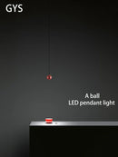 GobekUsa LED Ball Pendant Light: Minimalist Bedroom Chandelier & Table Lamp