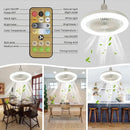 GobekUsa 2-in-1 Ceiling Fan with Remote Control, Silent Operation, E27 Lighting, Home Décor