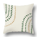 GobekUsa Green Plants Geometric Print Pillow Cover - Home Sofa Cushion Cover