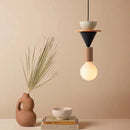 GobekUsa LED Wooden Pendant Light: Nordic Design, Kawaii Bedroom Decor Fixture