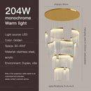 GobekUsa Acrylic Chandelier: Modern Nordic Style Lighting for Luxury Living Room & Staircase