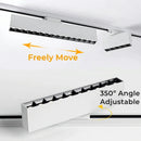 GobekUsa LED Track Light 10/20W COB Adjustable Grille Spot Lamp Linear Fill Rail Lighting
