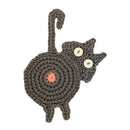 GobekUsa Cat Butt Coasters: Handmade Funny Kitties Cup Mat - Set of 4