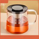 GobekUsa Glass Flower Teapot - High Borosilicate Glass Tea/Coffee Set