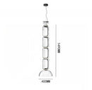 GobekUsa Heavy Glass Modern Chandelier Pendant Lamps for Living Room, Dining Room, and Store