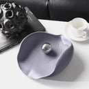 GobekUsa Leaves Tray Jewelry Stand - Multicolour Earrings & Necklace Display Plate