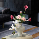 GobekUsa Heart Ceramic Vase for Table Flowers Arrangement and Room Aesthetic Decor