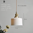 GobekUsa Japanese Ceramic Pendant Light Scandinavian Style Luxury Lamp