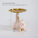 GobekUsa Lucky Cat Statue Ornaments for Home Decor and Storage