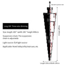 GobekUsa Crystal Chandelier: Elegant Light Fixture for Luxury Interiors