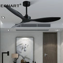 GobekUsa 52" Fashion Plastic Blade Ceiling Fan with Lamp and Remote Control