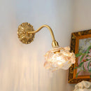 GobekUsa Copper Arm LED Wall Lamp for Stair, Bedroom, Living Room, Bathroom Mirror Light