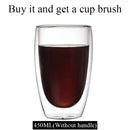 GobekUsa Double Wall Borosilicate Glass Mug Heat Resistant Tea Coffee Cup