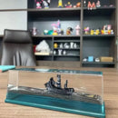 GobekUsa Black Pearl Pirate Ship Drift Bottle Desktop Ornament