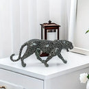 GobekUsa Leopard Panther Resin Sculpture Collectible Figurine for Modern Home Decor