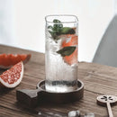 GobekUsa Creative Square Glass Cold Drink Cup - Large Capacity Iced Coffee and Milk Tea Cup