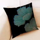 GobekUsa Ginkgo Leaves Linen Cushion Cover for Modern Home Decor & Living Room