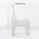 GobekUsa Black & White Horse Abstract Ornaments for Home Decor