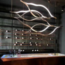 GobekUsa Lip Shaped Chandelier: LED Lighting for Exhibition Hall, Living Room, Restaurant & Clothing Store