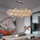GobekUsa 2024 Trend LED Ceiling Chandelier for Living Dining Bedroom, Modern Lustre Hanging Light