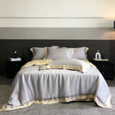 GobekUsa 600TC Lyocell Eucalyptus Fiber Bedding Set: Duvet Cover, Bed Sheet, Pillowcases