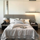 GobekUsa Eucalyptus Fiber Summer Quilt Bedding Set with Wide Edge & Silky Cool Feel