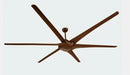 GobekUsa 100" Large Ceiling Fan with Light, DC Motor, Reverse Blades, Stainless Steel Finish