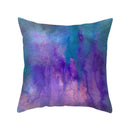 GobekUsa Blue Purple Polyester Pillow Case Throw Pillow Cover for Home Office Bedroom Sofa