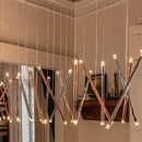 GobekUsa LED Chandelier: Luxury Indoor Lighting for Living Room, Hall, Staircase
