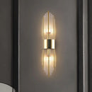 GobekUsa Crystal Wall Lamp: Elegant LED Indoor Lighting for Living Room, Bedroom, Hotel, and TV Background