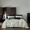 GobekUsa Luxe 100s Egyptian Cotton Bedding Set: Sheet, Blanket, Cover, Pillowcase