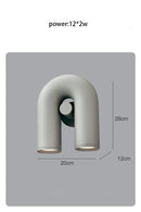 GobekUsa LED U-shaped Wall Lamp for Minimalist Living Room and Staircase Lighting