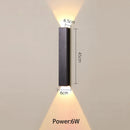 GobekUsa LED Wall Lamp for TV Background Up and Down Light in Bedrooms