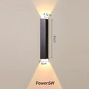 GobekUsa LED Wall Lamp: Lone Line Up and Down Light for TV Background or Bedroom