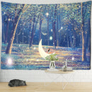 GobekUsa Dinosaur Age Tapestry Wall Hanging Abstract Art Animal Psychedelic Mystery Tapiz
