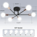 GobekUsa LED Ceiling Chandelier Pendant Light for Kitchen Living Room Home Decor