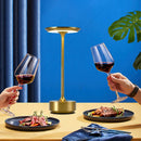 GobekUsa Aluminum LED Desk Lamp Touch Switch Cordless Table Light for Living Room