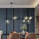 GobekUsa Glass Ball Pendant Light: Nordic LED Hanging Lamp for Dining Room, Bedroom, Cafe