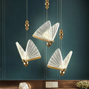 GobekUsa Butterfly LED Pendant Chandelier for Home Decor and Kitchen Lighting