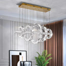 GobekUsa LED Chandeliers for Living Room Dining Room Modern Hanging Light Fixtures
