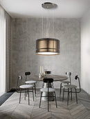 GobekUsa Designer Fabric Ceiling Pendant Light | Luxury Round Hanging Lamp